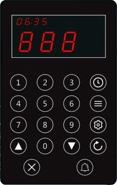 SwiftServe kitchen and bar alert station keypad